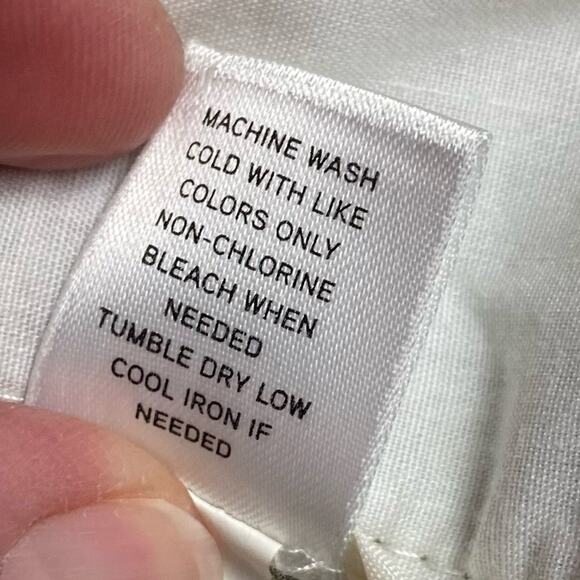 Express Editor Pinstripe Trousers Brown Size 2 - Picture 5 of 6